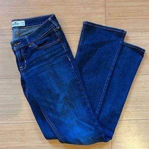 Hollister dark wash boot cut jeans